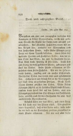 Drei und achtzigster Brief
