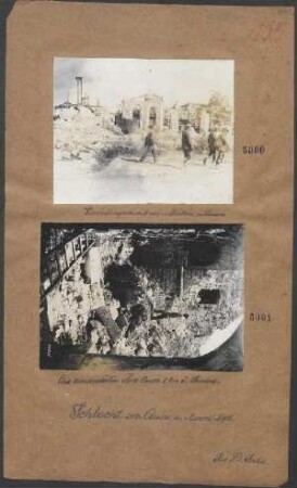 Aus dem zerstörten Fort Condé 8 km ö. Soissons