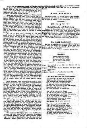 Augsburger Anzeigeblatt. Sonntags-Beilage zum Augsburger Anzeigblatt. 1870