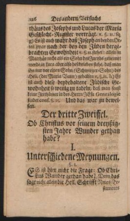 Der dritte Zweiffel.