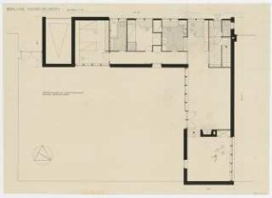 Studienarbeiten: Entwurf, Bebauung Akademiegarten, Grundrisse 1:50
