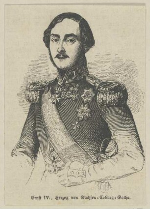 Bildnis des Ernst II. von Sachsen-Coburg-Gotha