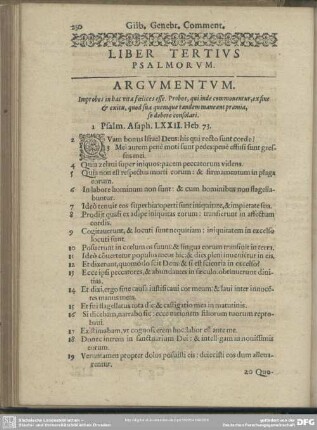 Liber Tertius Psalmorum
