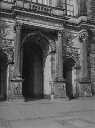 Dresden-Altstadt. Zwinger. Innenhof