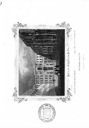 Hof des königlichen Schlosses in Berlin