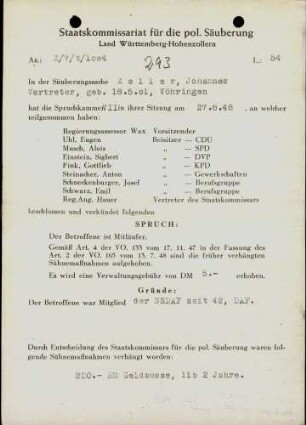 Zeller, Johannes