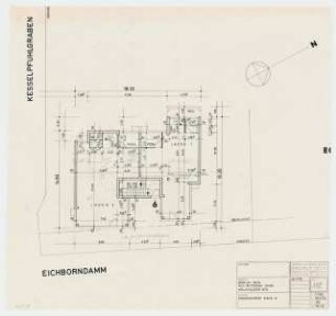 Wohnhäuser Alt-Wittenau 62, 63 / Eichborndamm 243, Berlin-Reinickendorf: Grundriss Erdgeschoss 1:100