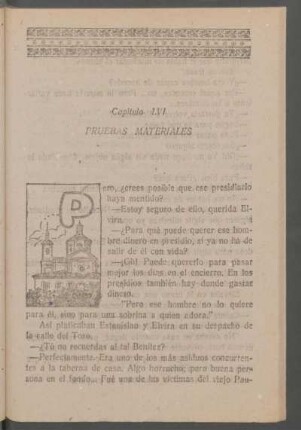 Capítulo LVI - Pruebas materiales
