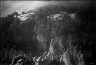 Bastei, Felsformation im Elbsandsteingebirge