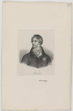 Bildnis des Armand Emmanuel DuPlessis de Richelieu