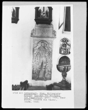 Epitaph für Wolfgang von Pappenheim (gest. 1558)