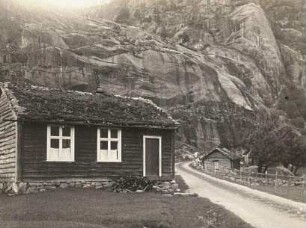 Norwegen. Gletscherschliff