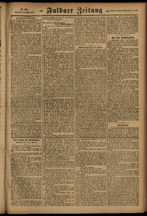 Zweite Ausgabe vom Mittwoch, den 23. März 1921.