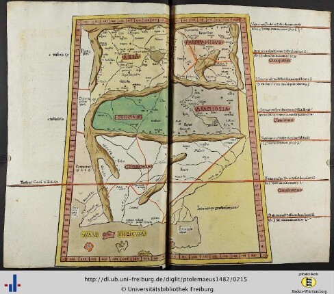 Aria, Drangiana, Gedrosia, Arachosia etc.