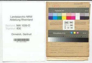 Entnazifizierung Gertrud Ormeloh , geb. 23.11.1911 (Rendantin)