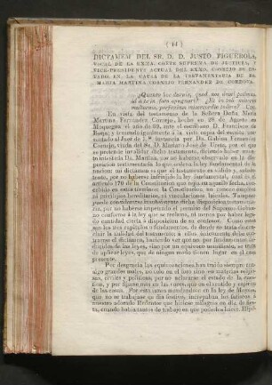 Dictamen del Sr. D, D. Justo Figuerola.