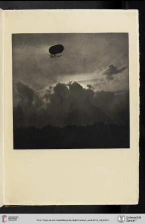 [Alfred Stieglitz, VIII. A Dirigible (1910), photogravure from the original negative