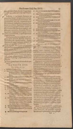 Decisio XVII.