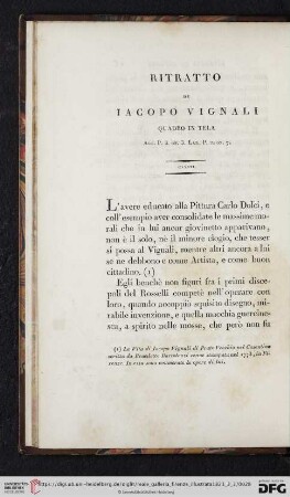 Ritratto Di Iacopo Vignali