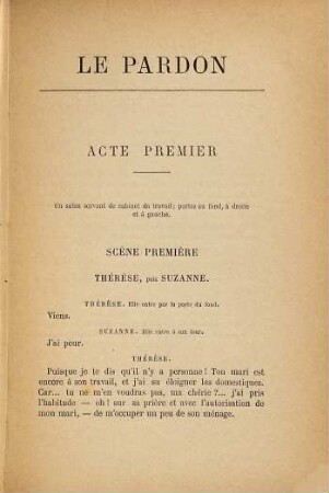 Le pardon : Comédie en 3 actes