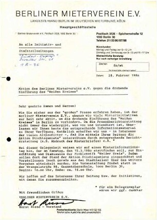 Sitzungseinladungen und Protokolle: Kiezbündnis gegen die Aufhebung der Mitepreisbindung