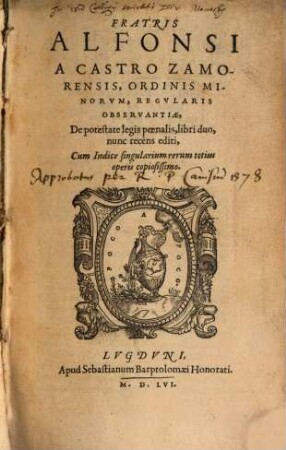 De Potestate legis poenalis : Libri II.