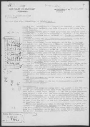 Ludwigsburg mit Eglosheim und Pflugfelden: Inspektionsbericht 1957