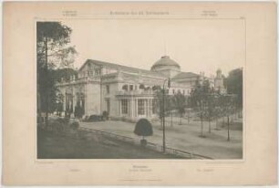 Thiersch, Friedrich von; Wiesbaden; Kurhaus - Kurhaus, Gartenseite