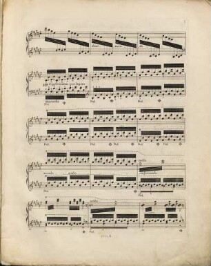 Les jeux d'eaux à la Villa d'Este : pour piano