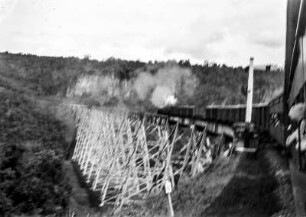 Zugstrecke in Myanmar (Birma) (Deutsche Indien-Expedition 1926/1929 - 3. Myanmar)
