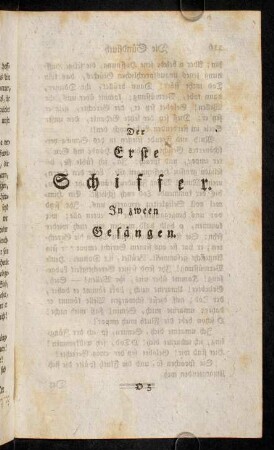 217-256, Der Erste Schiffer.