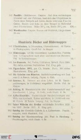 Illustrierte Bücher und Bildermappen (Nr. 543-581)