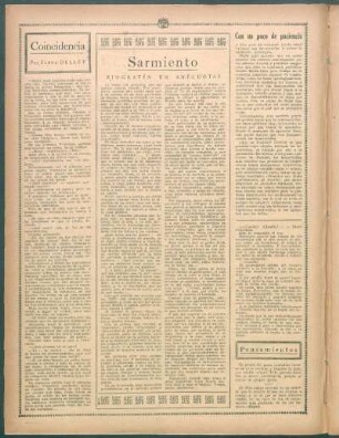 Sarmiento : Biografía en anécdotas