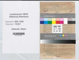 Entnazifizierung Albert Ueberall, geb. 03.12.1904 (Verw.Angest.)