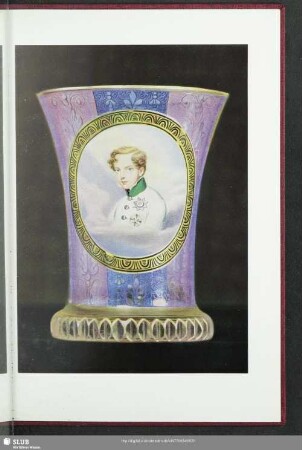 Becher mit Transparentemail. (Bildnis des Herzogs von Reichstadt).