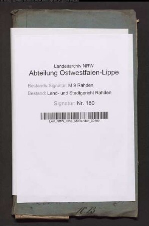 Erblasser: Witte, Friedrich Wilhelm: