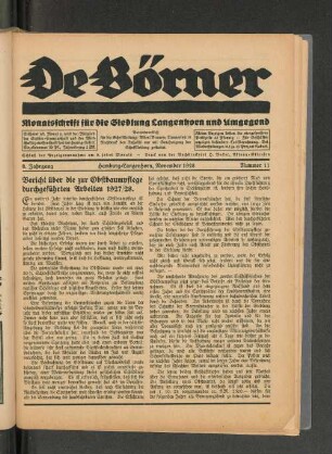 November 1928 Nummer 11