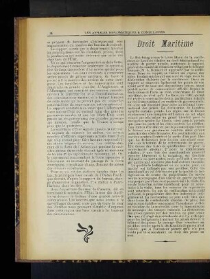 Droit Maritime
