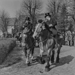 Osterreiter : Osterreiter ziehen durch die Dörfer