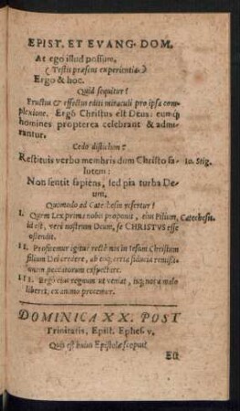 Dominica XX. Post Trinitatis ...