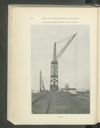Thurmkran der Maryland Steel Co. Sparrow-Point, Ma.