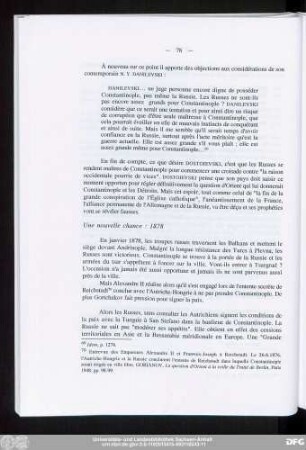 Une nouvelle chance : 1878