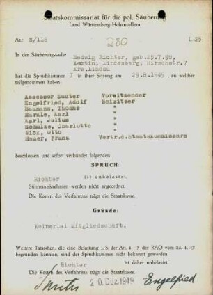 Richter, Hedwig