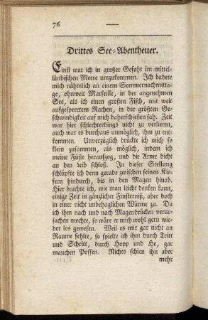 Drittes See-Abentheuer