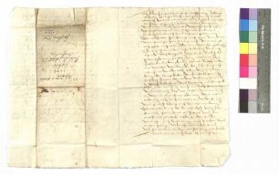 Martin Seybold zu Forchtenberg, Gefängnis (Abschrift).