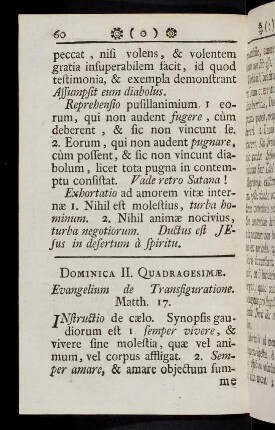60-73, Dominica II. Quadragesimae...