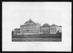 Schloss zu Ludwigsburg. Corps de logis. Ansicht.