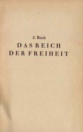 2. Buch Das Reich Der Freiheit