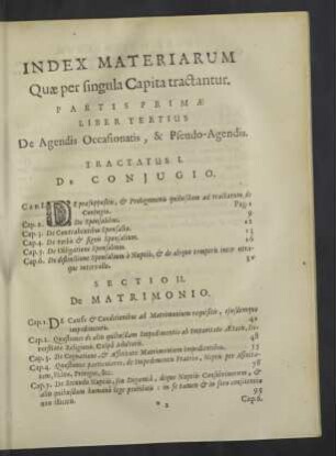 Index Materiarum