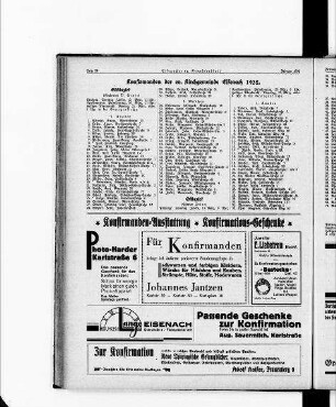 Konfirmanden der ev. Kirchgemeinde Eisenach 1932